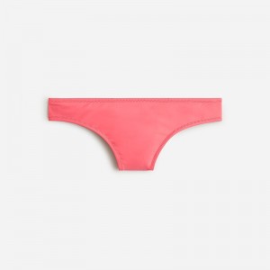 Women's J.Crew Hipster full-coverage Bikini Bottom Brilliant Papaya USA WUVQFSK43