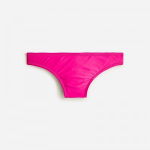 Women's J.Crew Hipster full-coverage Bikini Bottom Radiant Fuchsia USA GCSQFET87