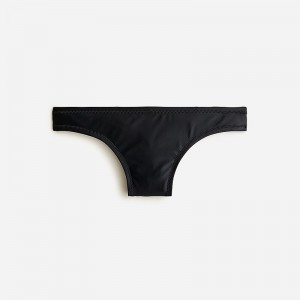 Women's J.Crew Hipster full-coverage Bikini Bottom Black USA ITFNHLC15