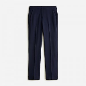 Women's J.Crew Kate straight-leg Pants Navy USA GBUWXYT58