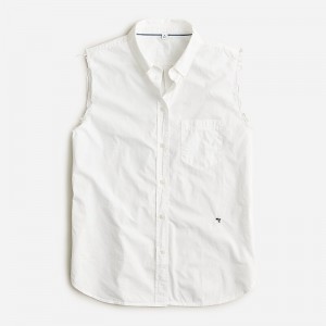 Women's J.Crew Limited-edition HommeGirls® for J.Crew reworked classic-fit Shirts White USA OWARLXT86