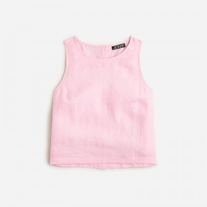 Women's J.Crew Maxine button-back Tops Bubblegum USA QYJEUZH75