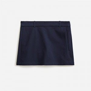 Women's J.Crew Mini Skort Navy USA JEXYQGB56