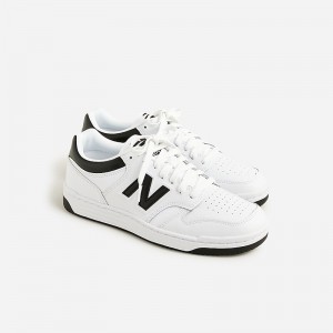 Women's J.Crew New Balance® 480 Sneakers White Black USA JXPIMKA86