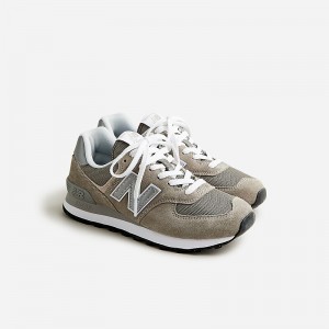 Women's J.Crew New Balance® 574 Sneakers Grey/White USA SKDPEWR63