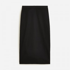 Women's J.Crew No. 3 Pencil Skirts Black USA IGSEACY60