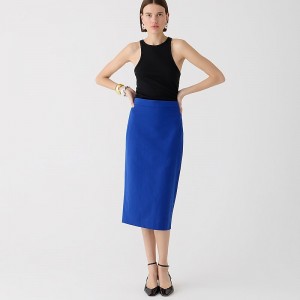 Women's J.Crew No. 3 Pencil Skirts Harbor View USA FDUPTZO51