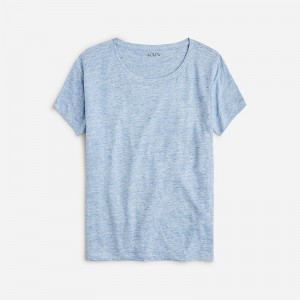 Women's J.Crew Relaxed T-shirts Heather Peri USA BXIKFRU06