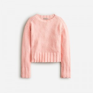 Women's J.Crew Relaxed crewneck beach Sweaters Spring Blush USA ZPAKCMV16