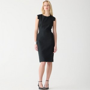 Women's J.Crew Resume Dress Black USA TVGNSYM29