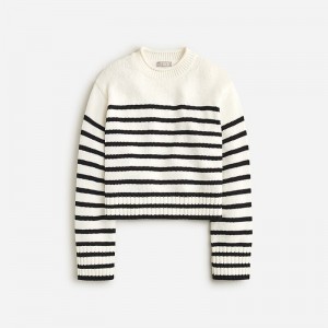 Women's J.Crew Rollneck™ Sweaters Ivory Black USA AYRLQTU35