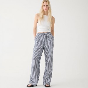 Women's J.Crew Soleil Pants Dark Evening USA HMIEKDO20