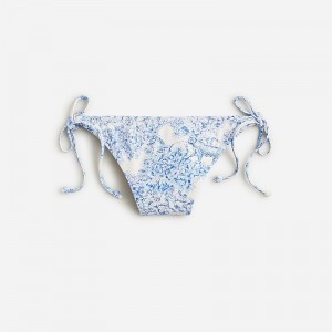 Women's J.Crew String hipster Bikini Bottom Blue USA MHPNUWX38