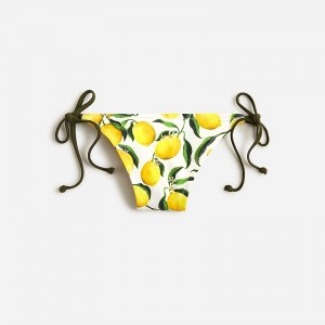 Women's J.Crew String hipster Bikini Bottom Yellow Multi USA ZTSEHKP60