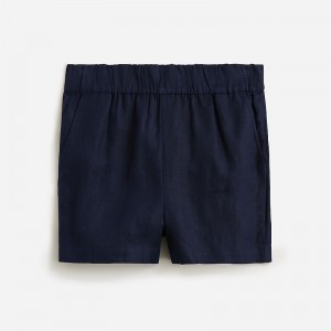 Women's J.Crew Tropez Shorts Navy USA ULZPVSE20