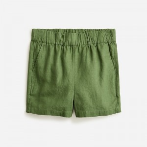 Women's J.Crew Tropez Shorts Utility Green USA MUWPVRH09