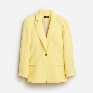 Women's J.Crew Tuxedo drapey viscose Blazers Honeycomb USA MWJBKFU74