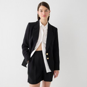 Women's J.Crew Willa Blazers Black USA TKBZYFN72