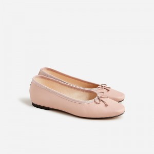 Women's J.Crew Zoe Ballet Flats Pink USA OWUTYDA96