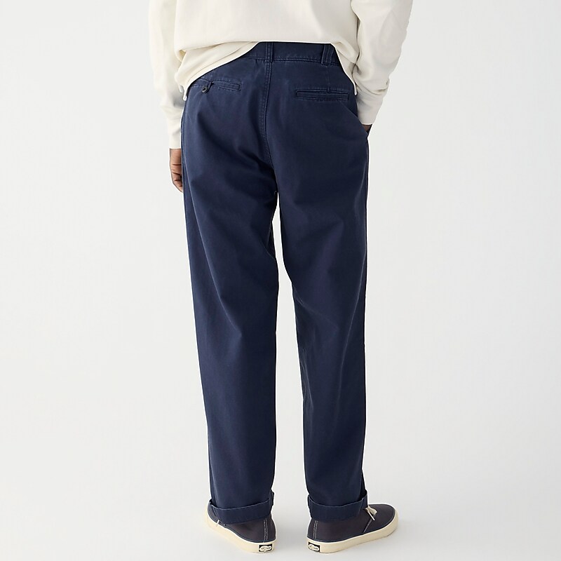 Men's J.Crew Classic canvas Pants Navy USA YEURWDI35