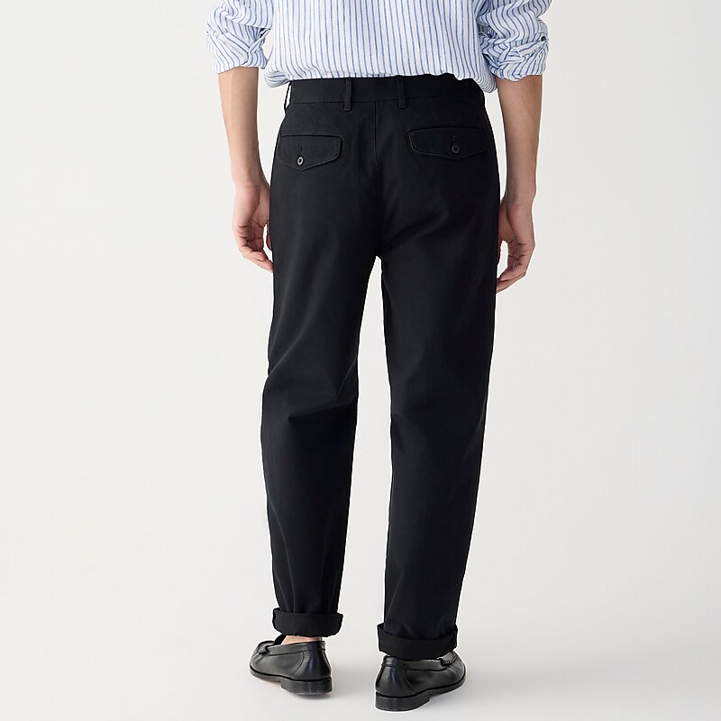 Men's J.Crew Classic chino Pants Black USA EJHVFOI81