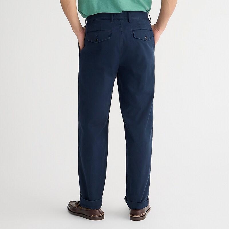 Men's J.Crew Classic chino Pants Storm Navy USA XVPRAKG70