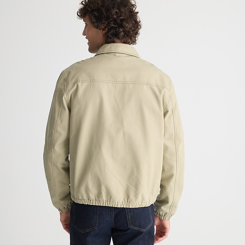 Men's J.Crew Harrington Jackets Burnished Khaki USA FHLKEWO37