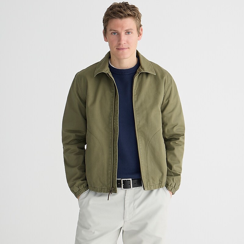 Men\'s J.Crew Harrington Jackets Frosty Olive USA LFPITAV79