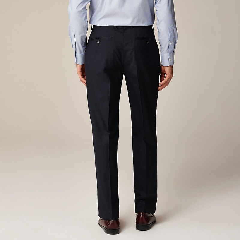 Men's J.Crew Kenmare Relaxed-fit Suit Pant Deep Navy USA CQTHFZG23