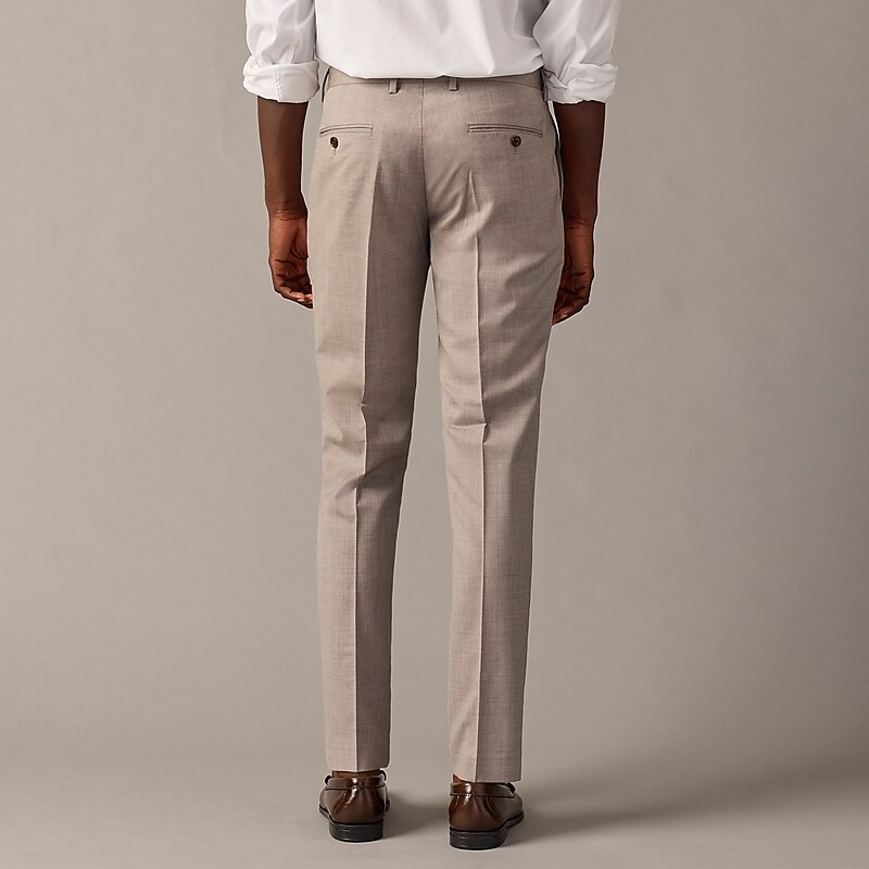 Men's J.Crew Ludlow Slim-fit Suit Pant Heather Beige USA GEUDSIJ60