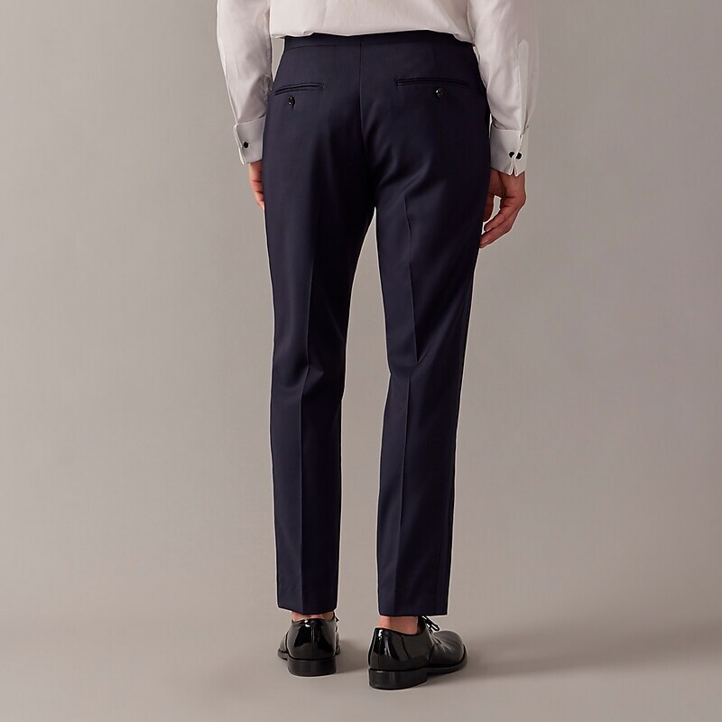 Men's J.Crew Ludlow Slim-fit tuxedo Pants Navy USA NJVIXMF12