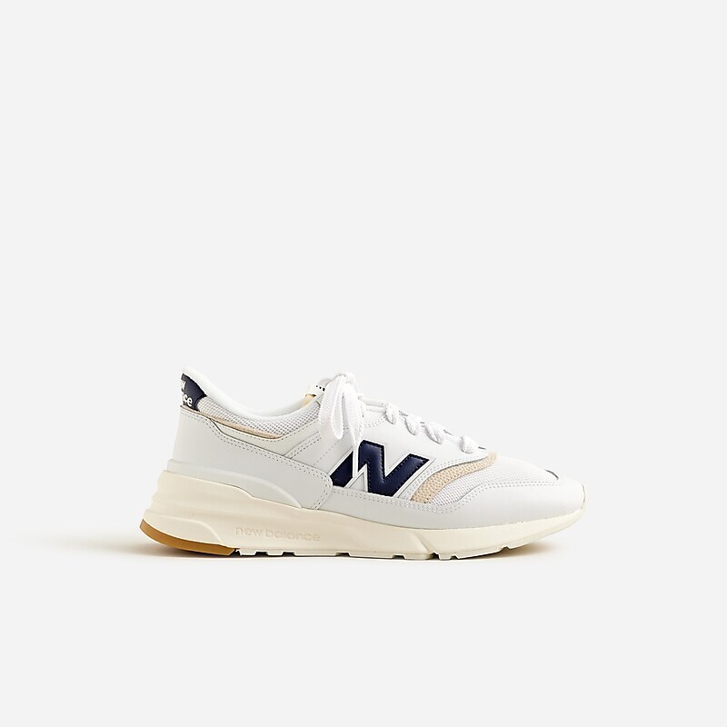 Men's J.Crew New Balance® 997R Sneakers White Navy USA RKIBYGV35