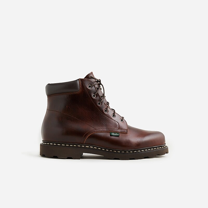 Men's J.Crew Paraboot Bergerac Workboots Marche Marron USA LUZQRKN03