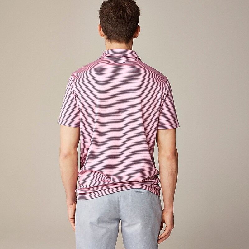 Men's J.Crew Performance with COOLMAX® Polo Shirts Mauve USA STYBLUA74