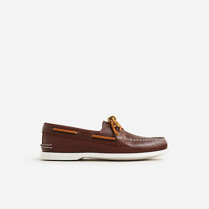 Men's J.Crew Sperry® X J.Crew Authentic Original two-eye Boat Shoes Crew Brown USA GZHVETP30