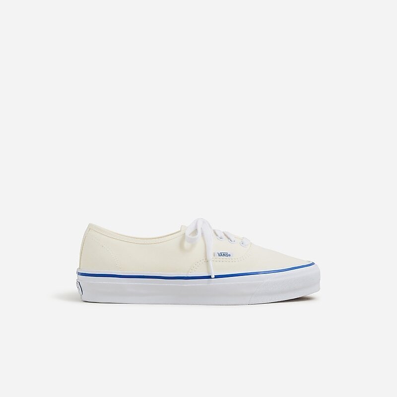 Men's J.Crew Vans® Premium Authentic Sneakers Off White USA WUCHJXL50