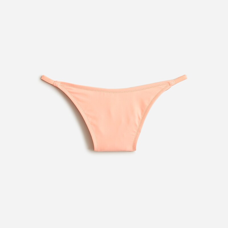 Women\'s J.Crew 90s no-tie string Bikini Bottom Brilliant Peony USA NCVOMLK46