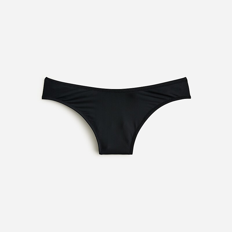 Women\'s J.Crew Belted \'90s high-leg Bikini Bottom Black USA XKYGIVJ69