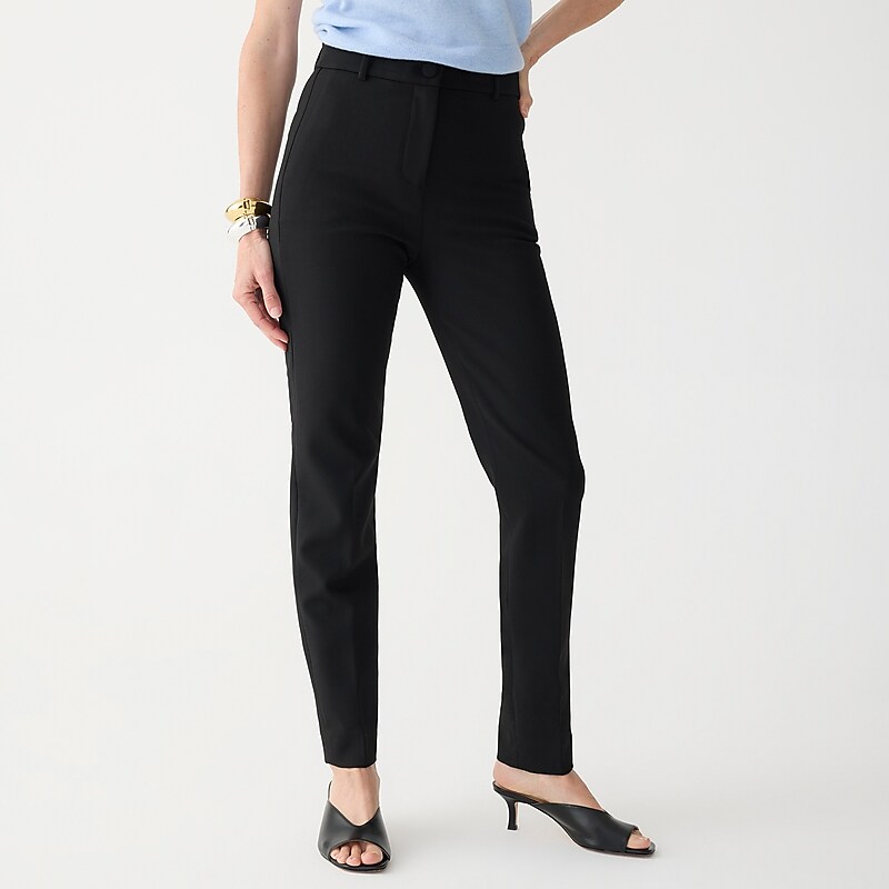 Women's J.Crew Cameron slim cropped pant Pants Navy USA DXEUAVC30