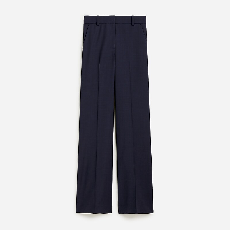 Women\'s J.Crew Carolina flare Pants Navy USA XCLMYOE07