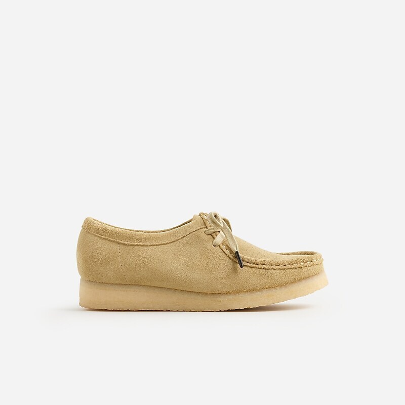 Women's J.Crew Clarks® Originals Wallabee® Shoes Maple Suede USA TXHQIER81