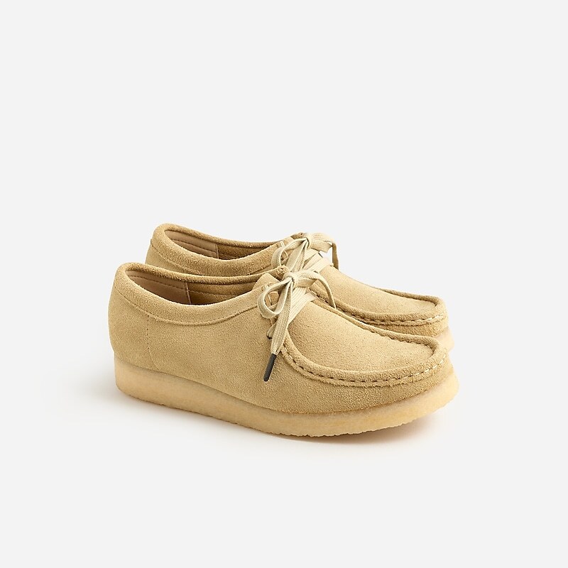 Women\'s J.Crew Clarks® Originals Wallabee® Shoes Maple Suede USA TXHQIER81