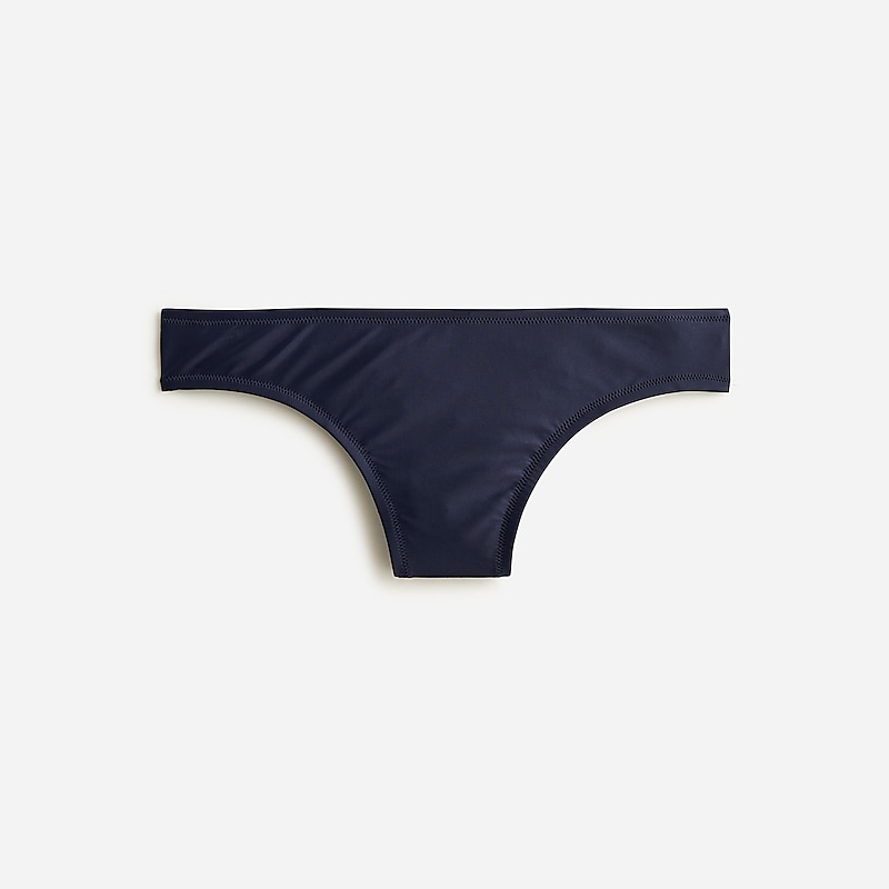 Women\'s J.Crew Classic full-coverage Bikini Bottom Navy USA SRWMXCQ36