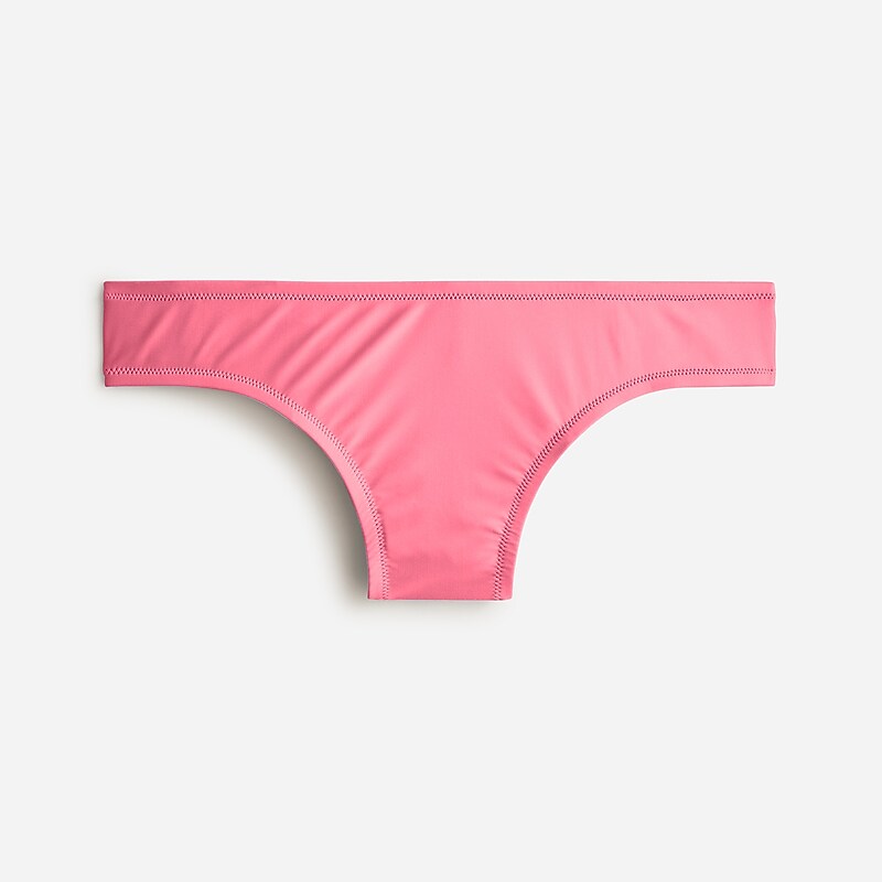 Women\'s J.Crew Classic full-coverage Bikini Bottom Tea Rose USA MKSIDFW74