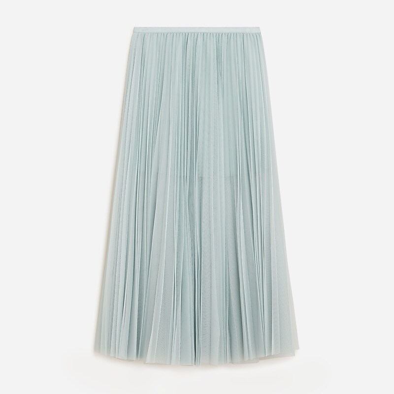 Women\'s J.Crew Collection layered tulle Skirts Ash Blue USA XQBGNMZ03