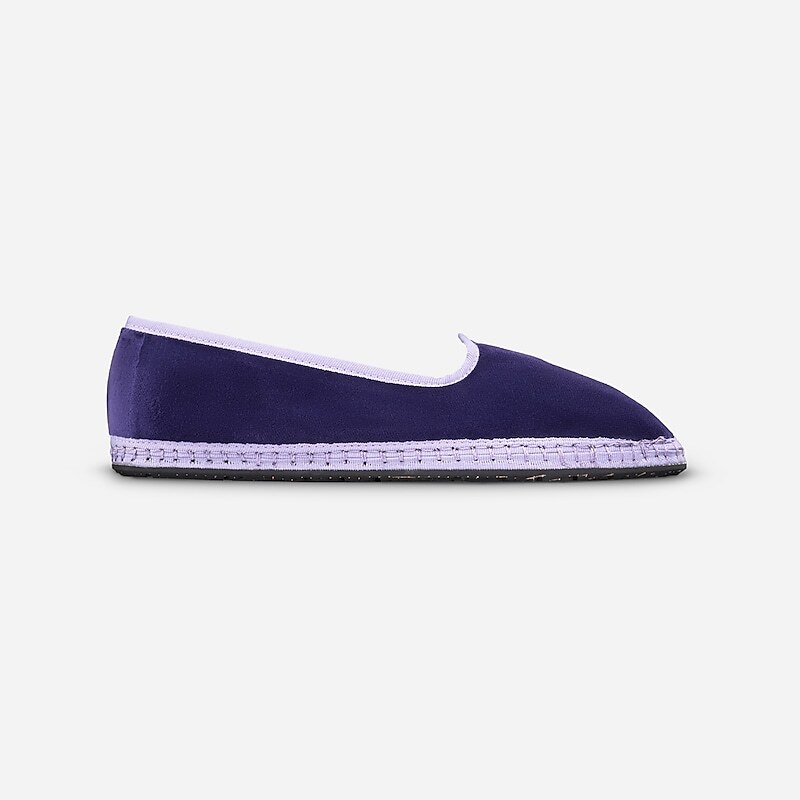 Women's J.Crew Flabelus Agatha Slippers Purple USA ZWXRFNG46