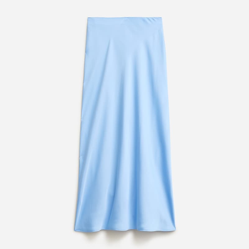 Women\'s J.Crew Gwyneth slip Skirts Placid Sky USA DNJEFQZ26