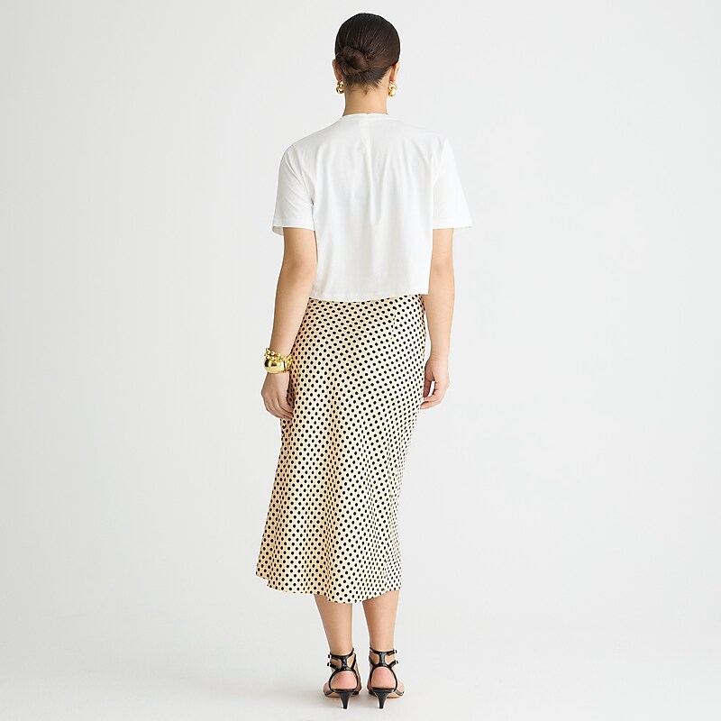 Women's J.Crew Gwyneth slip Skirts Toasted Cream USA ZGUOPAM53