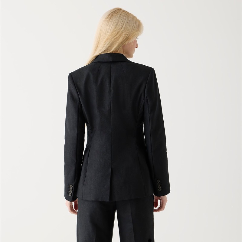 Women's J.Crew Helena Blazer Black USA CBXNWTM05