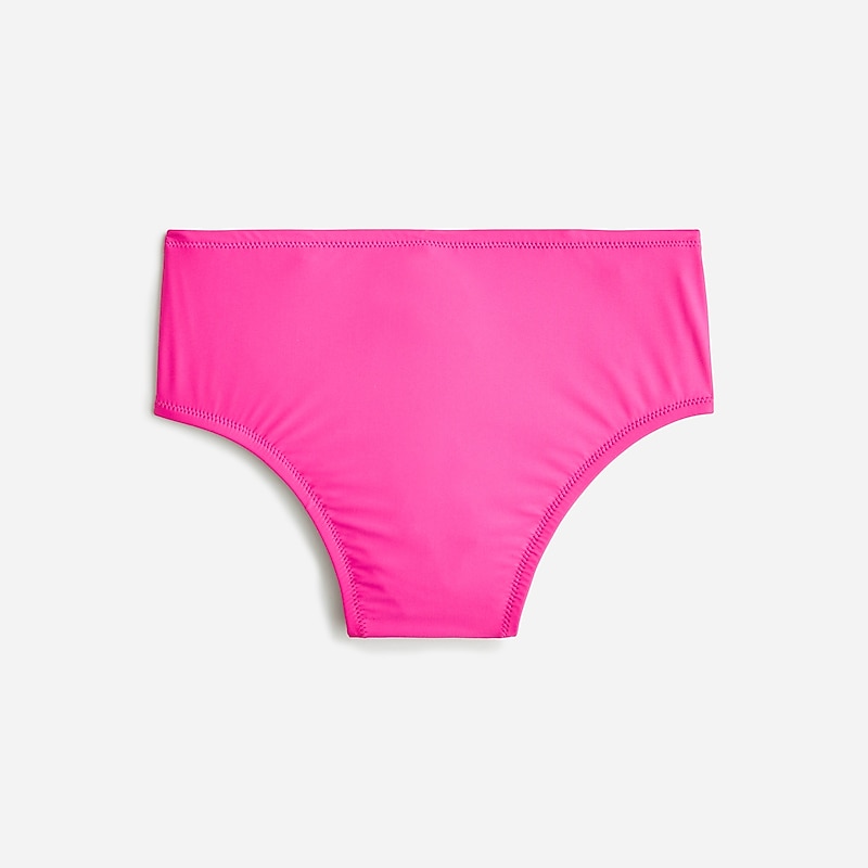 Women\'s J.Crew High-rise Bikini Bottom Radiant Fuchsia USA UNKMHFP69